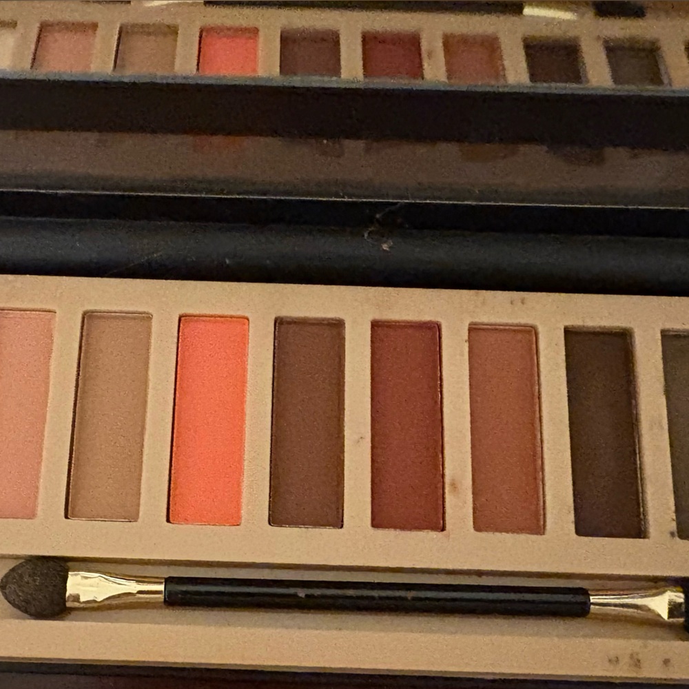 Naked Cosmetics Eyeshadow Palette - Coral, Brown, and Red Shades